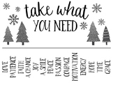 Take What You Need: Encouragement for Others