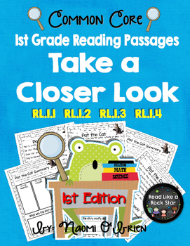 Preview of Take a Closer Look: Close Reading for First Grade (Common Core) 1st Edition