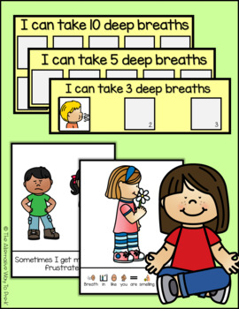 Take a Deep Breath Social Story and Deep Breath Visual | TPT