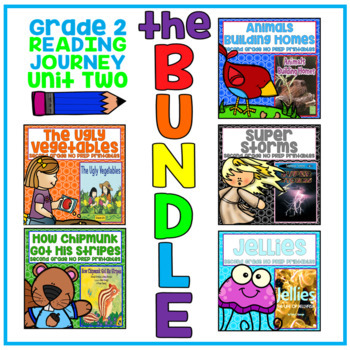 Preview of Take a Reading Journey Grade 2 - Unit 2 NO PREP BUNDLE