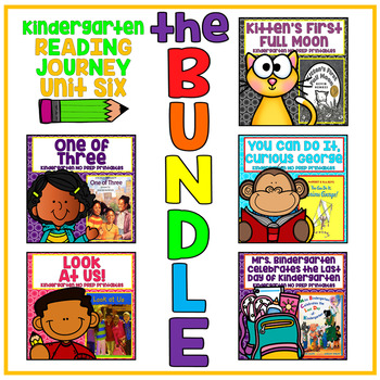 Preview of Take a Reading Journey Kindergarten Unit 6 NO PREP Printable