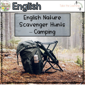 Preview of Take the Learning Outside - Camping Scavenger Hunt  (ENGLISH)