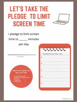 Preview of Take the Screen Time Pledge
