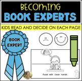 Taking Care of Books Expectations Reading Kindergarten & F