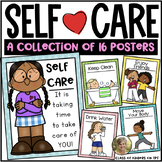 Self Care Posters for Kindergarten & First Grade Physical 