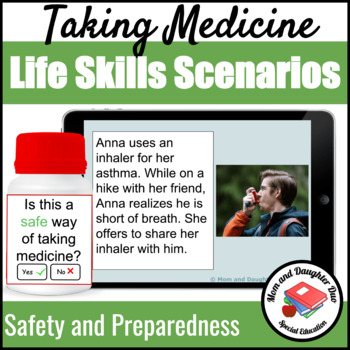 Preview of Taking Medicine Safety Scenarios for Special Education