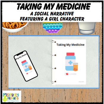 Preview of Taking My Medicine - featuring a girl character