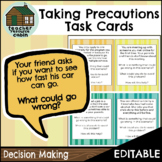 Taking Precautions Task Cards | Decision Making Activity (
