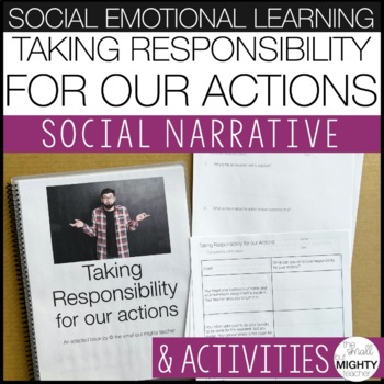 Preview of Taking Responsibility Social Emotional Social Narrative