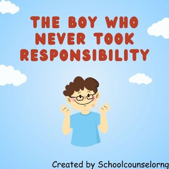 Preview of Taking Responsibility Workbook for Kids