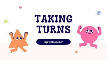 Preview of Taking Turns Lesson pdf