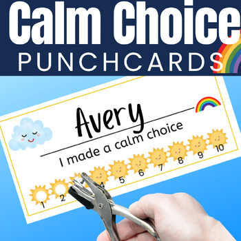 Following Class Rules Reward Punch Cards Hole Punch Card for Behavior  Management