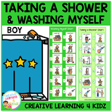 Taking a Shower (Boy) & Washing Myself (Boy) Visual Charts