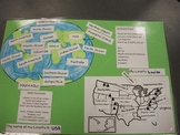Taking a Trip Around the World:  Mapping the US and World 