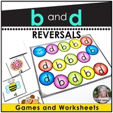 b and d worksheets and games