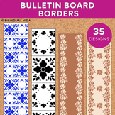 Talavera Bulletin Board Borders, Spanish Bilingual Dual La