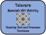 Talavera Spanish Art Ornament and Greeting Card