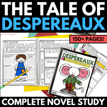Preview of The Tale of Despereaux Novel Study Unit - Projects Activities Questions