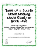 Tales of a Fourth Grade Nothing Novel Study/ Book Unit