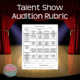 Talent Show Audition Rubric