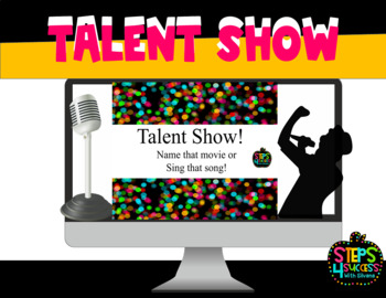 Preview of Talent Show Distance Learning