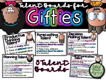 Preview of Talent Boards for Gifted Education (Posters)