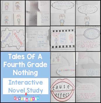 Preview of Tales of a 4th Grade Nothing - Judy Blume - Interactive Notebook