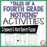 Tales of a Fourth Grade Nothing Activities Blume Crossword
