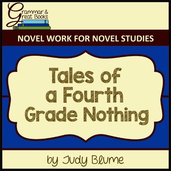 Preview of Tales of a Fourth Grade Nothing for Grammar Gurus