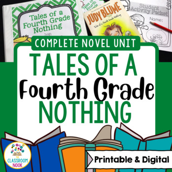 Preview of Tales of a Fourth Grade Nothing | Google Classroom Compatible| Distance Learning