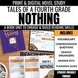 Tales of a Fourth Grade Nothing Novel Study Comprehension 