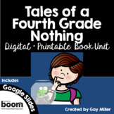 Tales of a Fourth Grade Nothing Novel Study Digital + Printable