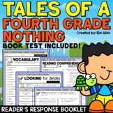 Tales of a Fourth Grade Nothing Novel Study and Book Test