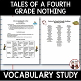 Tales of a Fourth Grade Nothing Spelling Vocabulary Activity