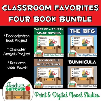 Preview of Tales of a Fourth Grade Nothing, The BFG, Bunnicula, & More {Book Bundle}