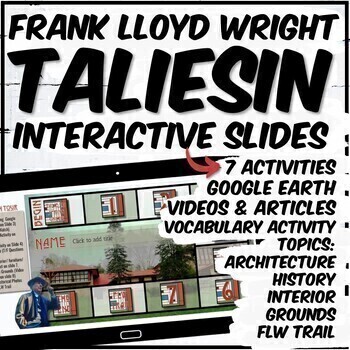 Preview of Taliesin Interactive Google Slides Activity