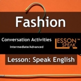 Talk About Fashion -Powerpoint and Google Slides -ESL Conv