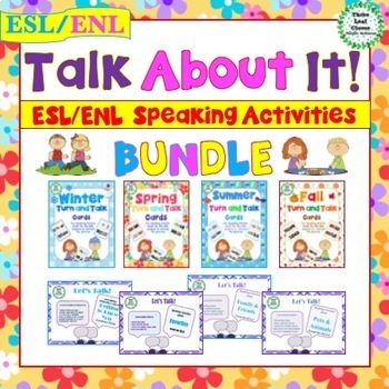 Preview of Talk About It! ESL/ENL Speaking Activities Bundle