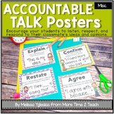 Accountable Talk & Collaborative Conversation Posters {wit