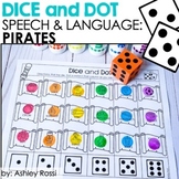 Talk Like A Pirate Day Speech Therapy Activities - Dice & 