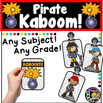 Preview of Talk Like a Pirate Day Activities - Math Game - ELA Game - 1st 2nd 3rd 4th 5th