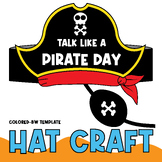 Talk Like a Pirate Day | Pirate Hat and Eye Patch Craft Cr