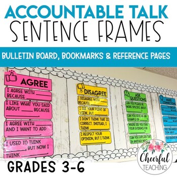 Preview of Talk Like a Scholar: Accountable Talk Sentence Frames and Student Resource Pages