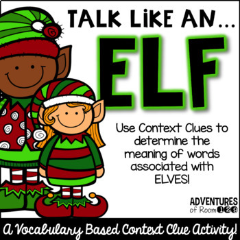 Preview of Christmas Context Clue Activity
