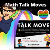 Talk Moves Mini Poster -- Upper Middle/High School