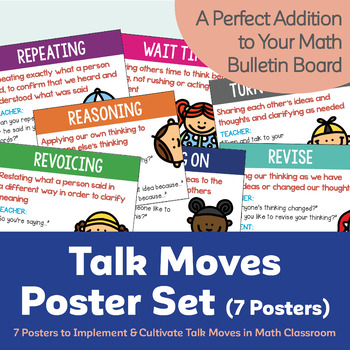 Preview of Talk Moves Poster Set (7 Posters)