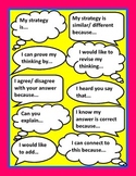 Talk Moves Sentence Starter Printable Poster