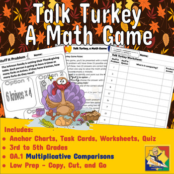 Preview of Talk Turkey, A Math Multiplicative Comparison Game