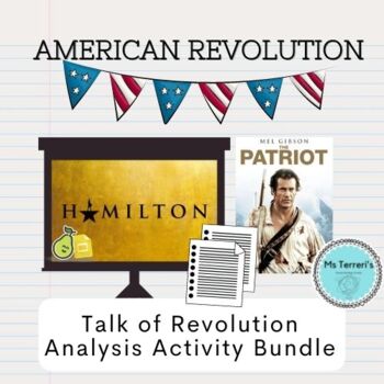 Preview of Talk of Revolution Activity BUNDLE (Google Slides + Google Doc)