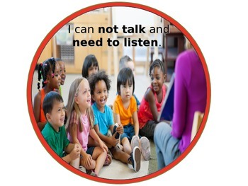 Talk vs. Listen Visual for Primary Learners by Joshua Hakimian | TpT